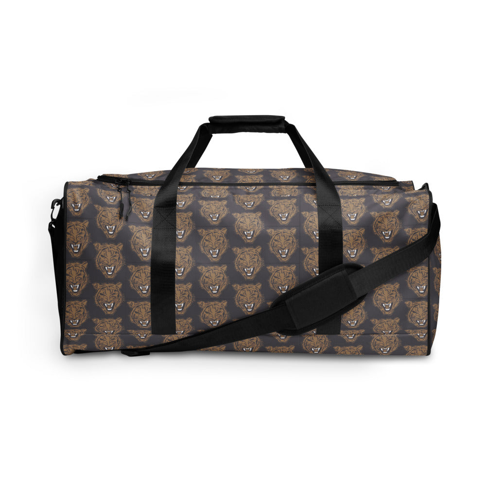 Tiger Face Print Duffle Weekend Bag - HipHatter