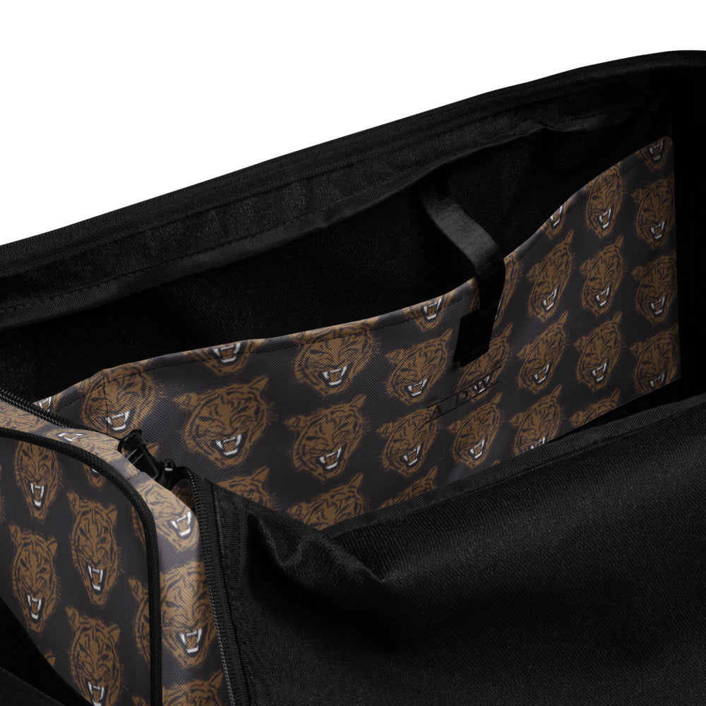 Tiger Face Print Duffle Weekend Bag - HipHatter