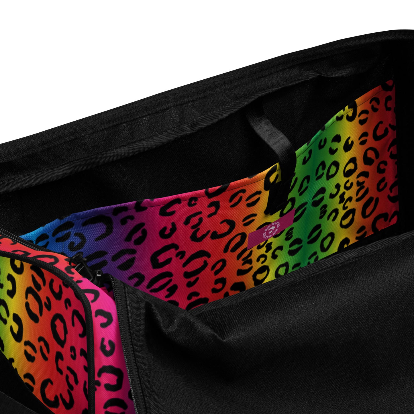 Rainbow Leopard Minimalist Duffle Bag - HipHatter