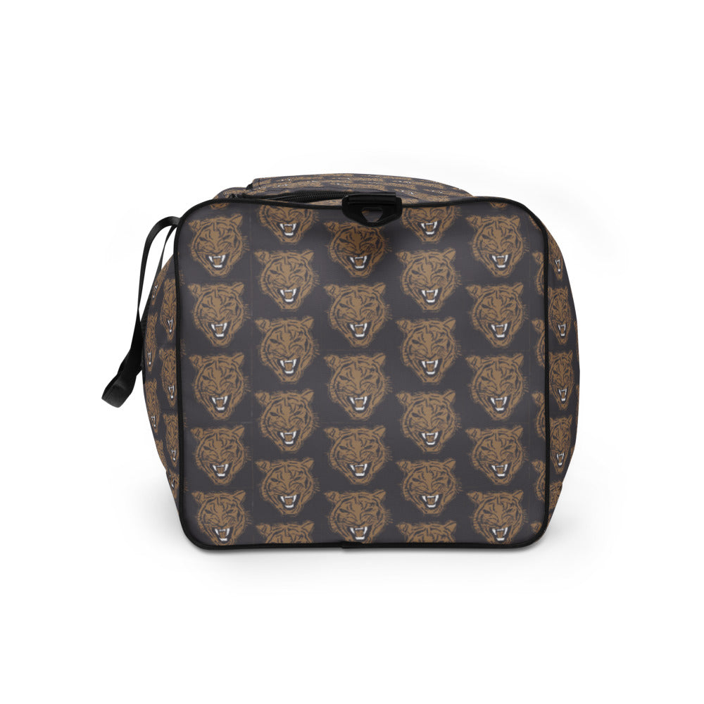 Tiger Face Print Duffle Weekend Bag - HipHatter