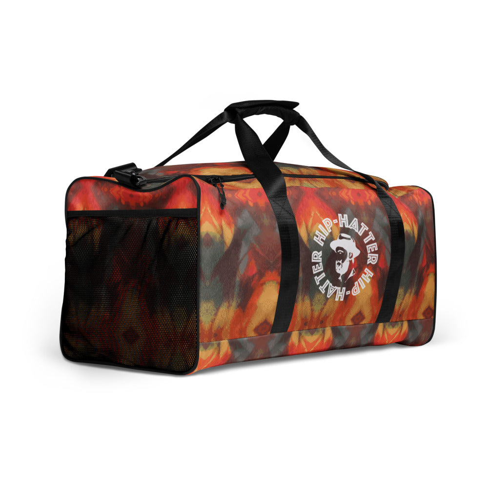 Rainbow Mountain Fleece Print Duffle Bag - HipHatter