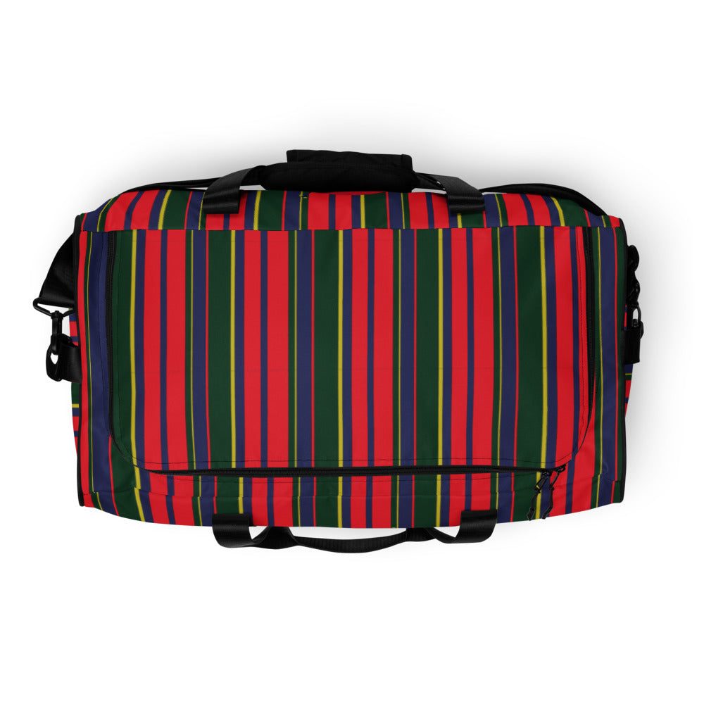 Striped Polo Multi Coloured Carib Duffle bag - HipHatter
