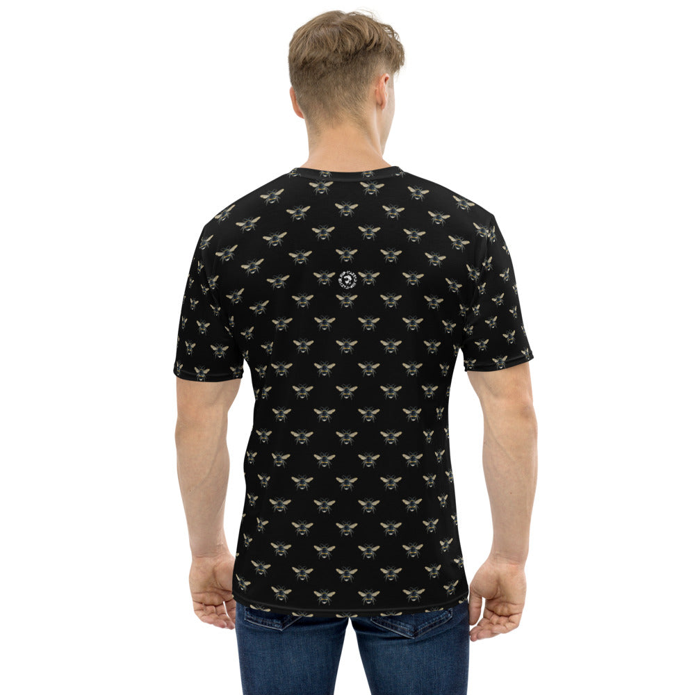 Bumble Bee Black Men's T-shirt - HipHatter