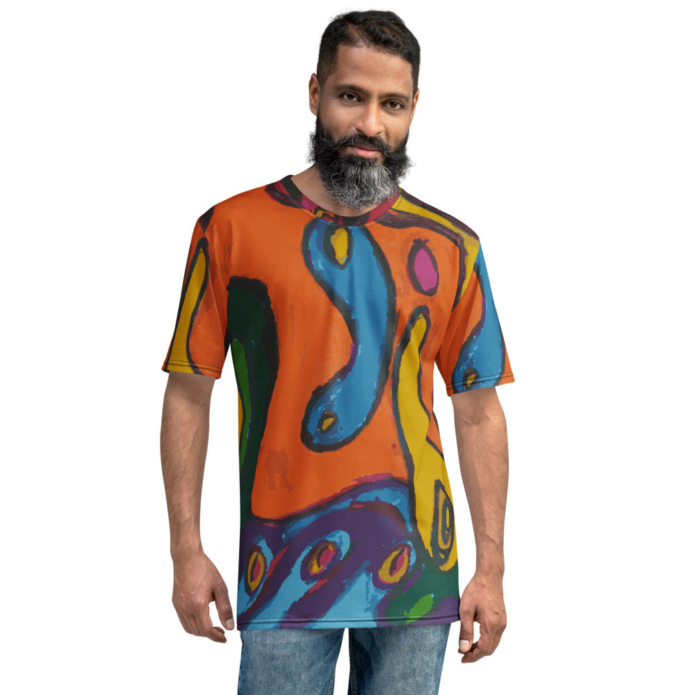Paint Funky Splash All Over Print T Shirt - HipHatter
