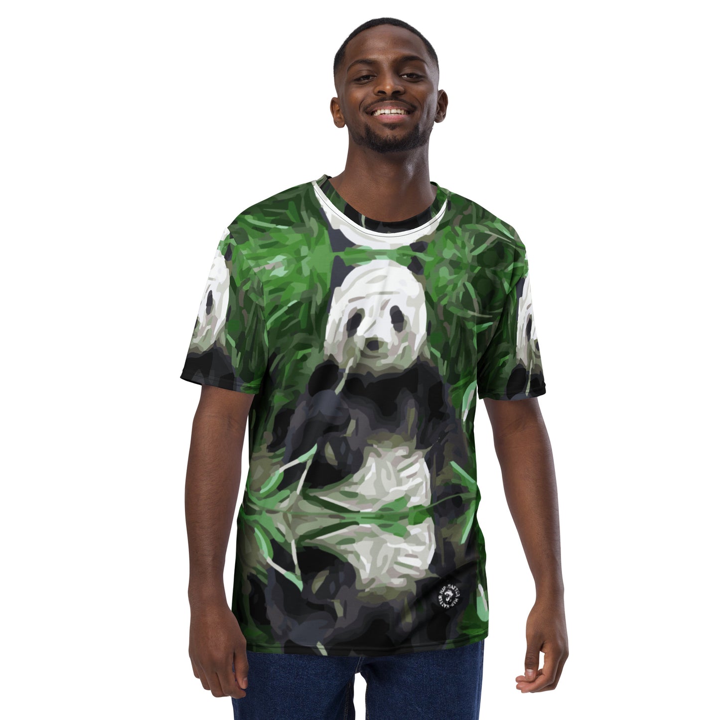 Panda Life Bamboo Green Tshirt - HipHatter