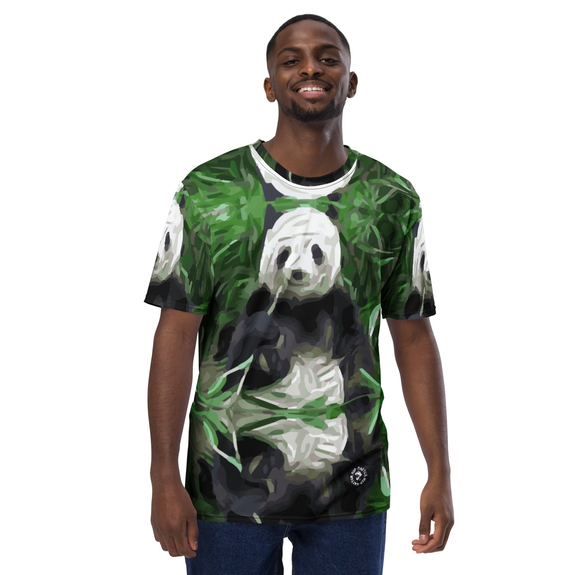 Panda Life Bamboo Green Tshirt - HipHatter