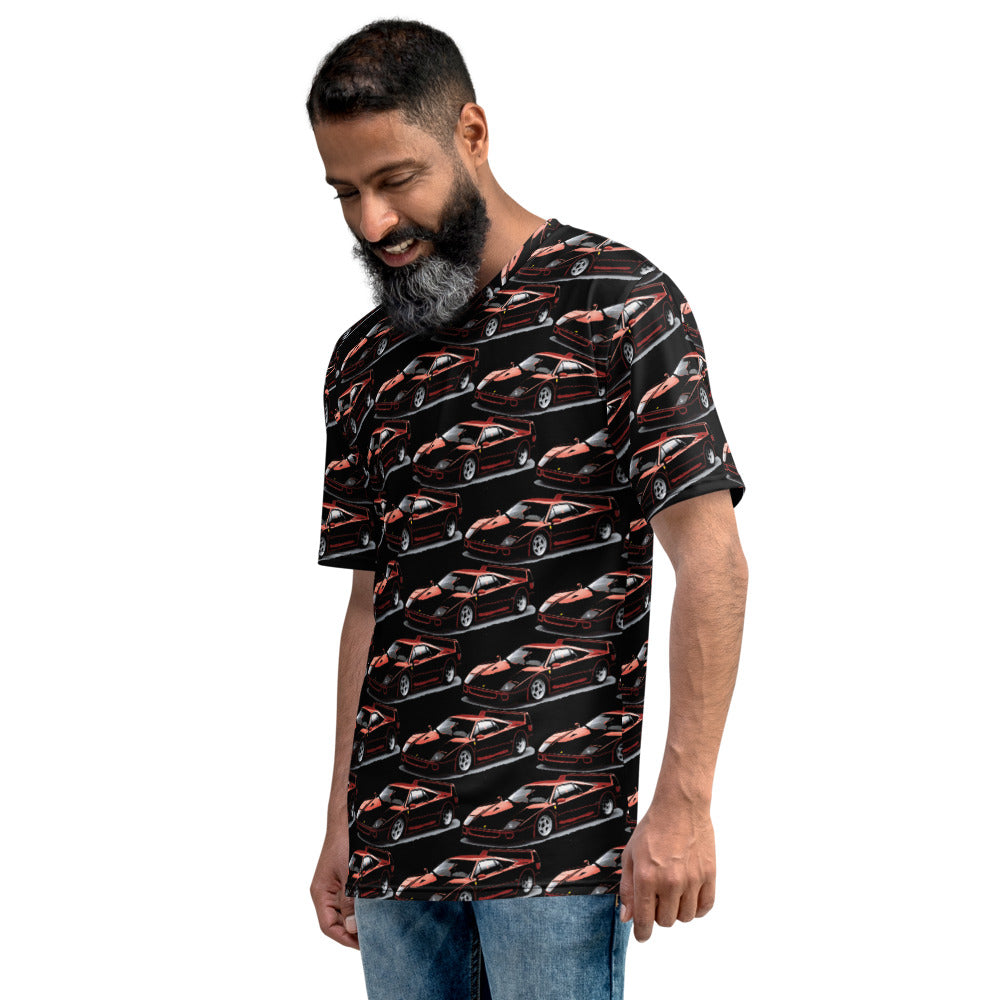Rari Race Car All Over Print Men's T-shirt - HipHatter