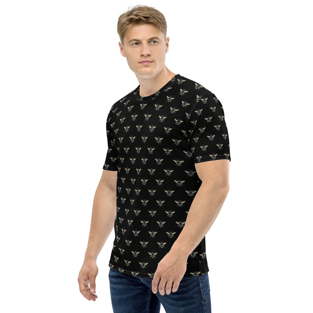 Bumble Bee Black Men's T-shirt - HipHatter