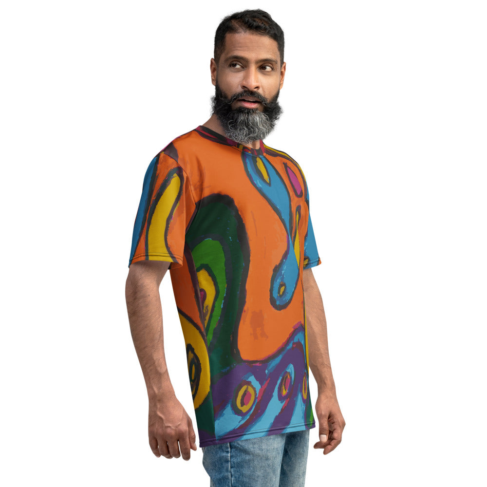 Paint Funky Splash All Over Print T Shirt - HipHatter