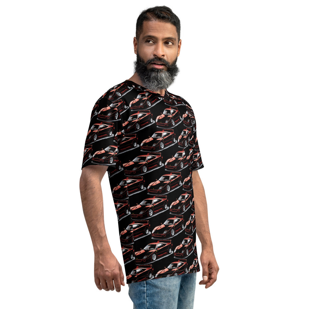 Rari Race Car All Over Print Men's T-shirt - HipHatter