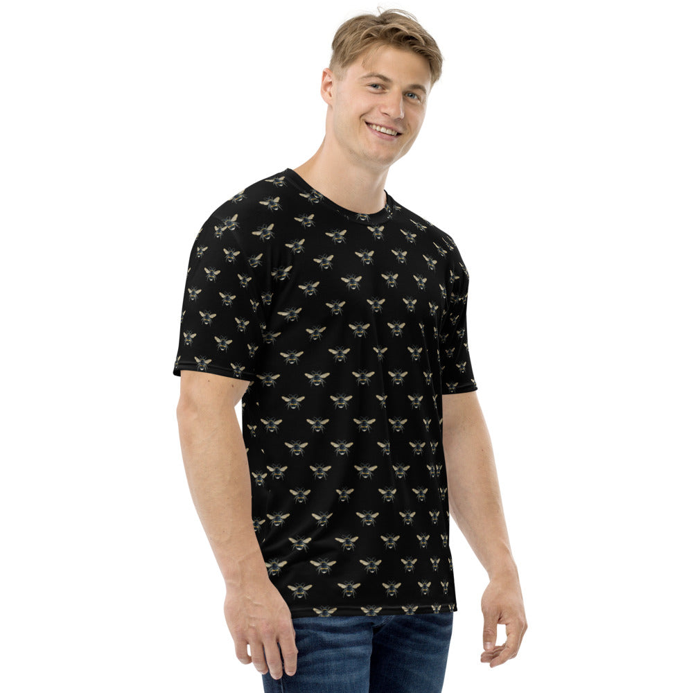Bumble Bee Black Men's T-shirt - HipHatter