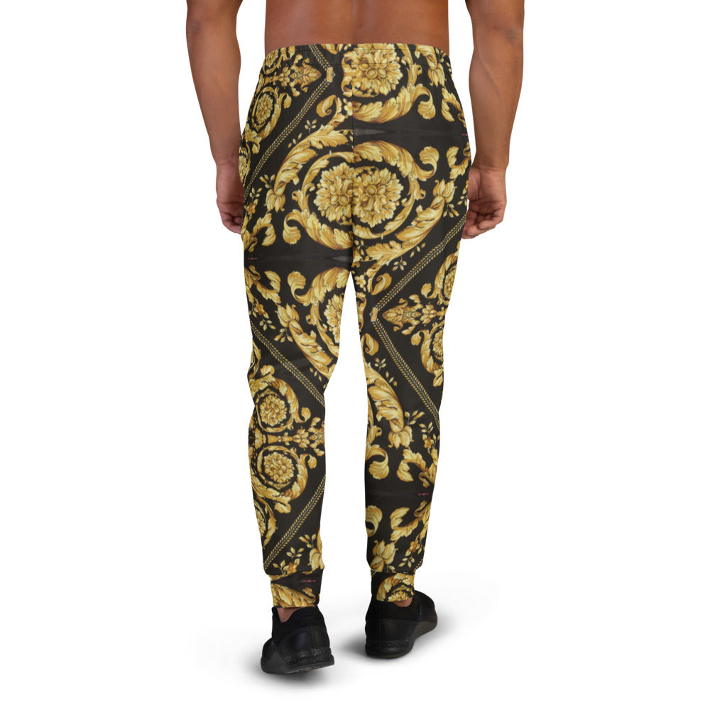 Mens Baroque Scarf Print Sweatpants - HipHatter