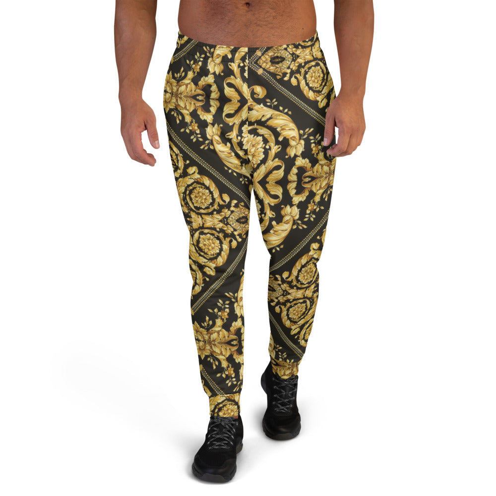Mens Baroque Scarf Print Sweatpants - HipHatter