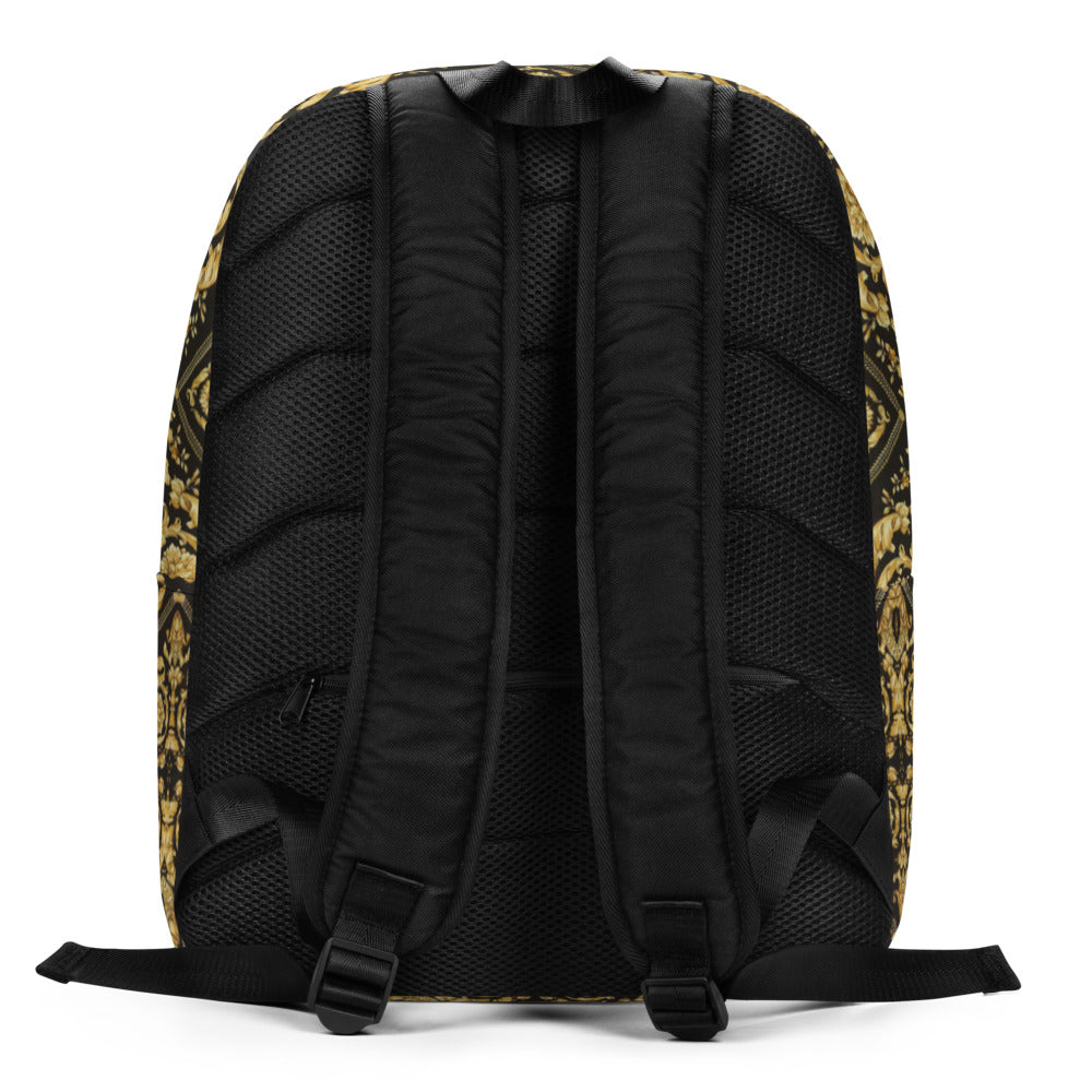 Baroque Scarf Print Minimalist Backpack - HipHatter