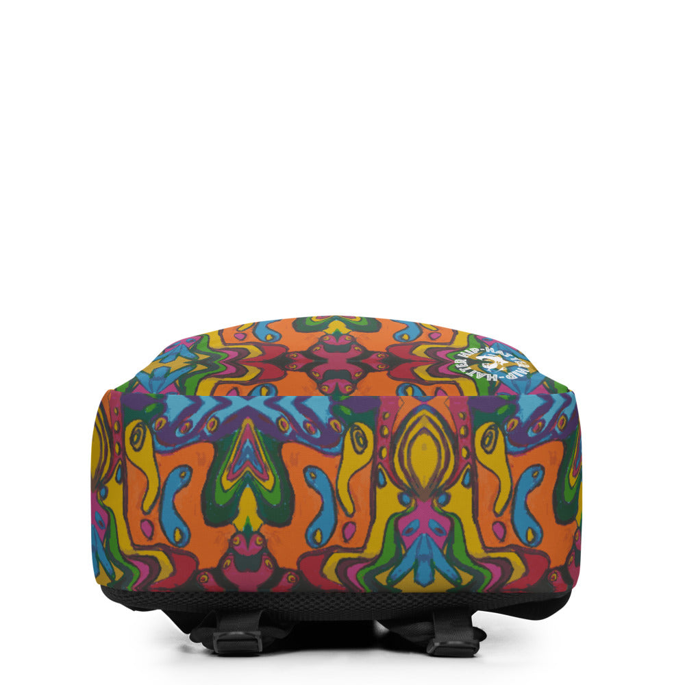 Funky Artist Minimalist Backpack - HipHatter