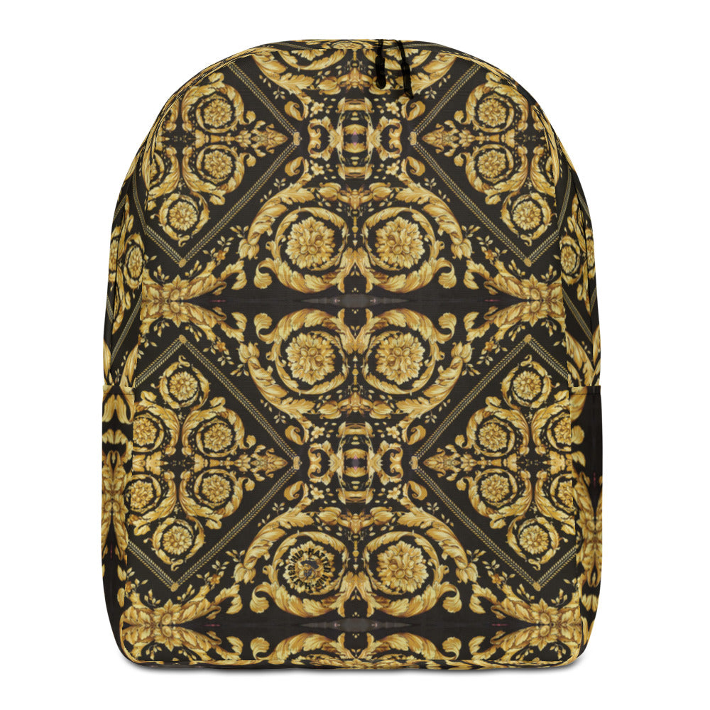 Baroque Scarf Print Minimalist Backpack - HipHatter