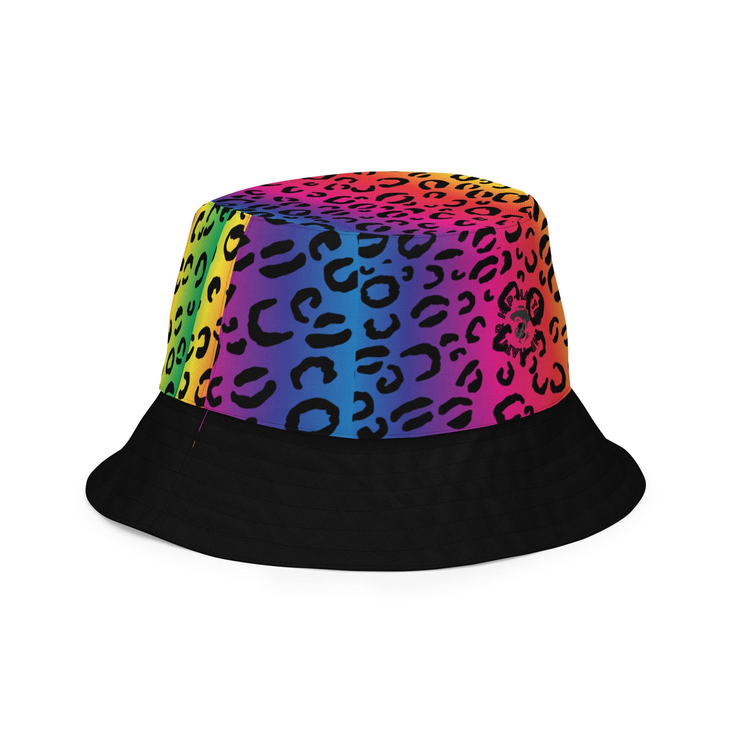 Rainbow Leopard Reversible bucket hat - HipHatter