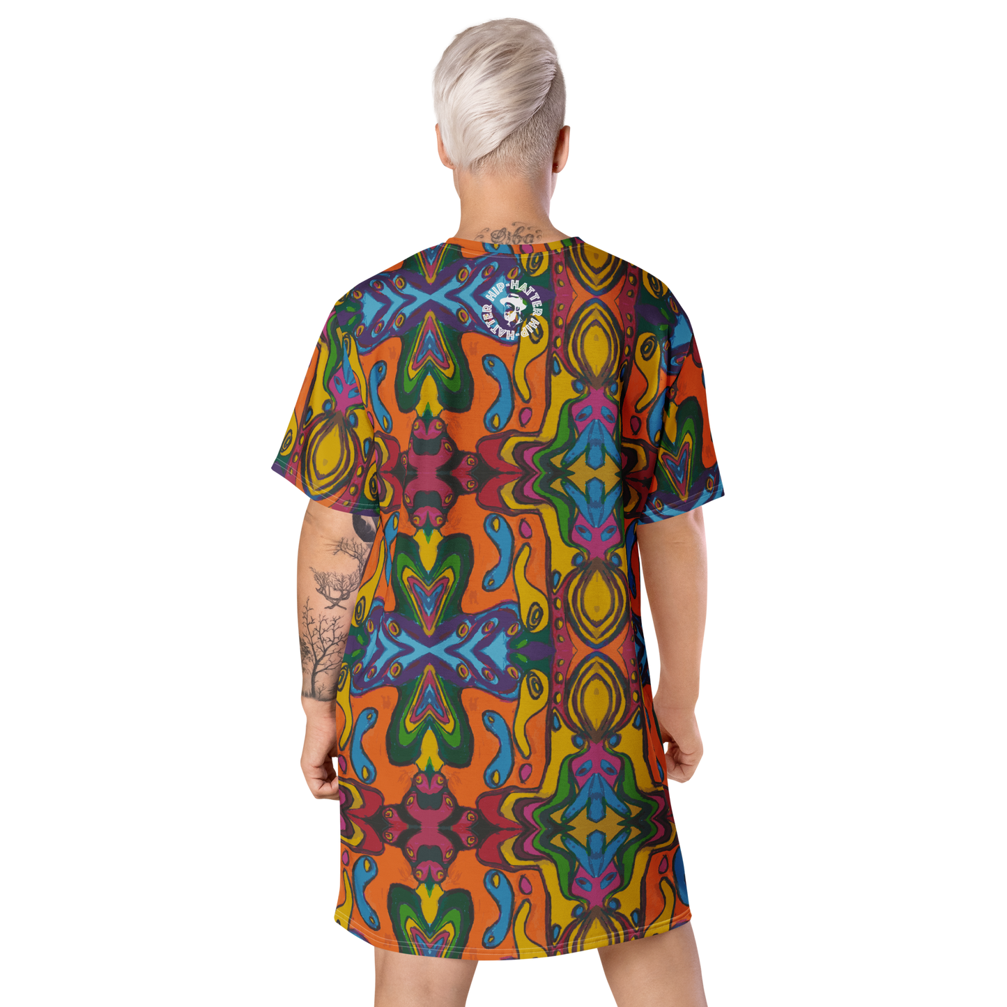 Funky Artist T-shirt Dress - HipHatter
