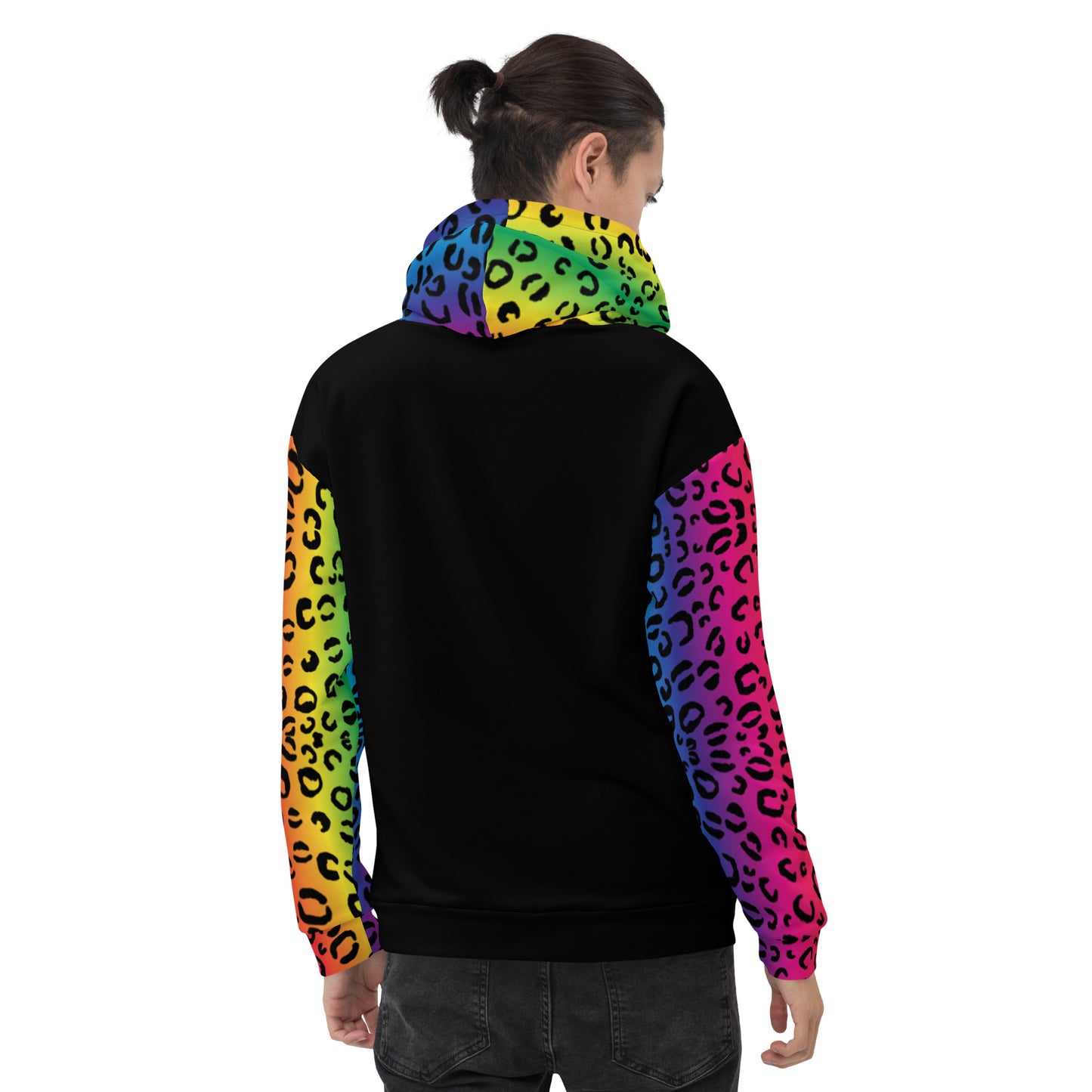 Rainbow Safari Leopard Unisex Hoodie - HipHatter