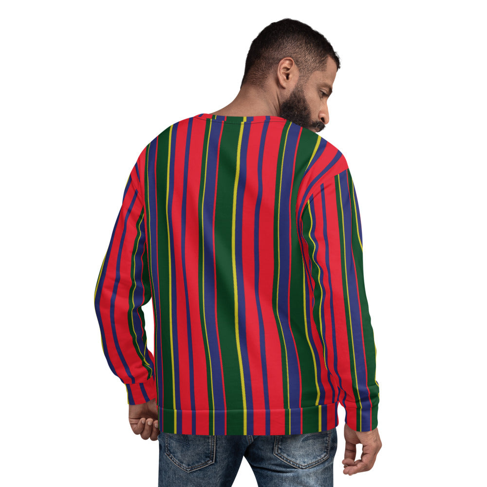 Multi Coloured Striped Carib Sweatshirt - HipHatter