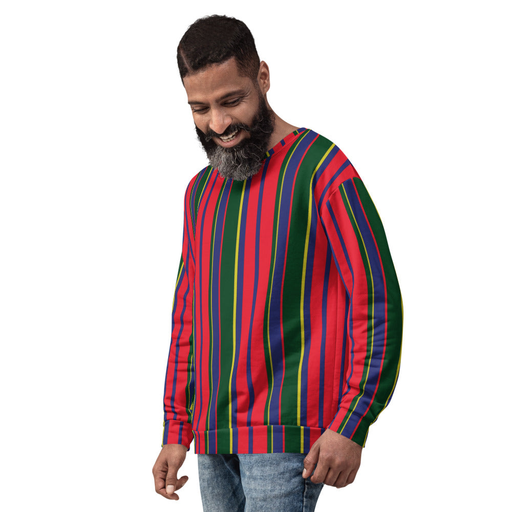 Multi Coloured Striped Carib Sweatshirt - HipHatter