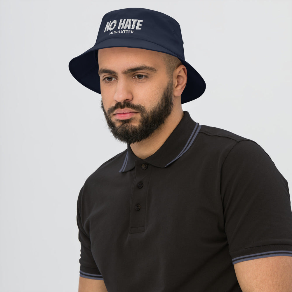 NO HATE Old School Bucket Hat - HipHatter