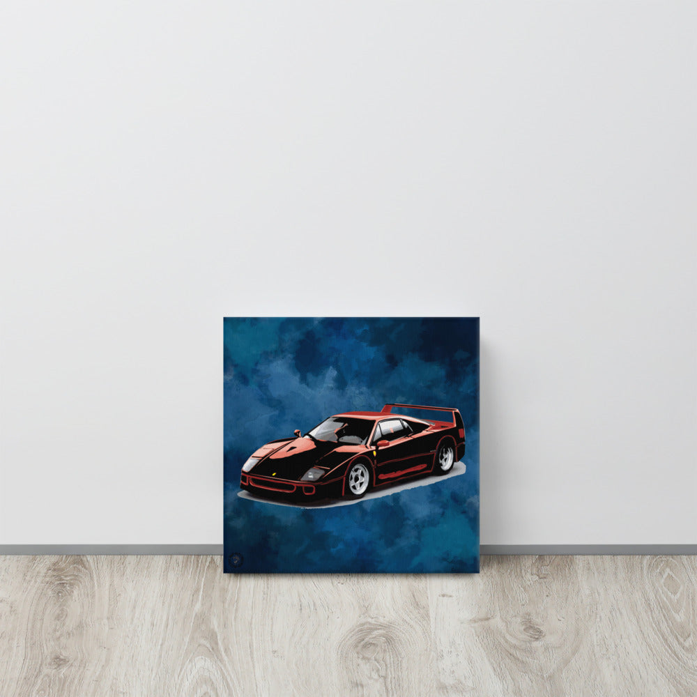 80s Super Car Canvas Print - HipHatter