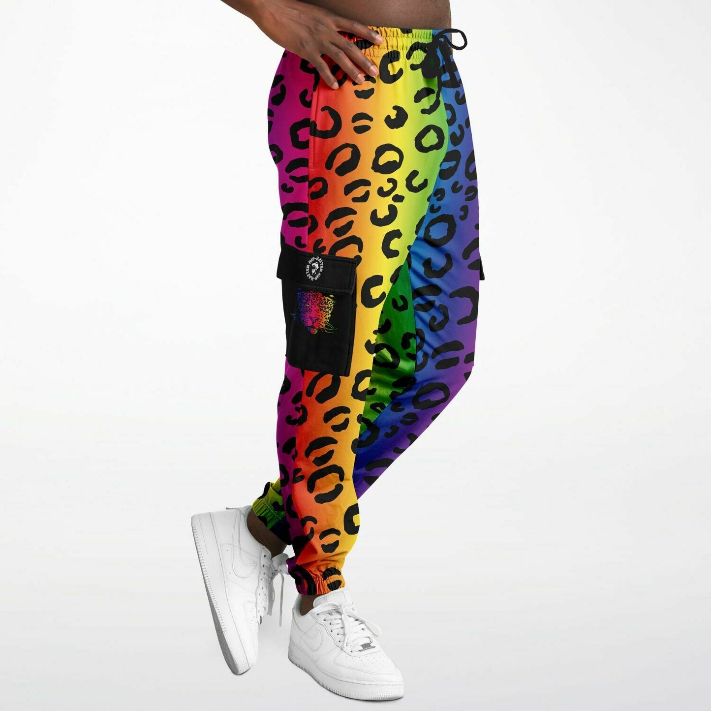 Rainbow Leopard Safari Sweatpants - HipHatter