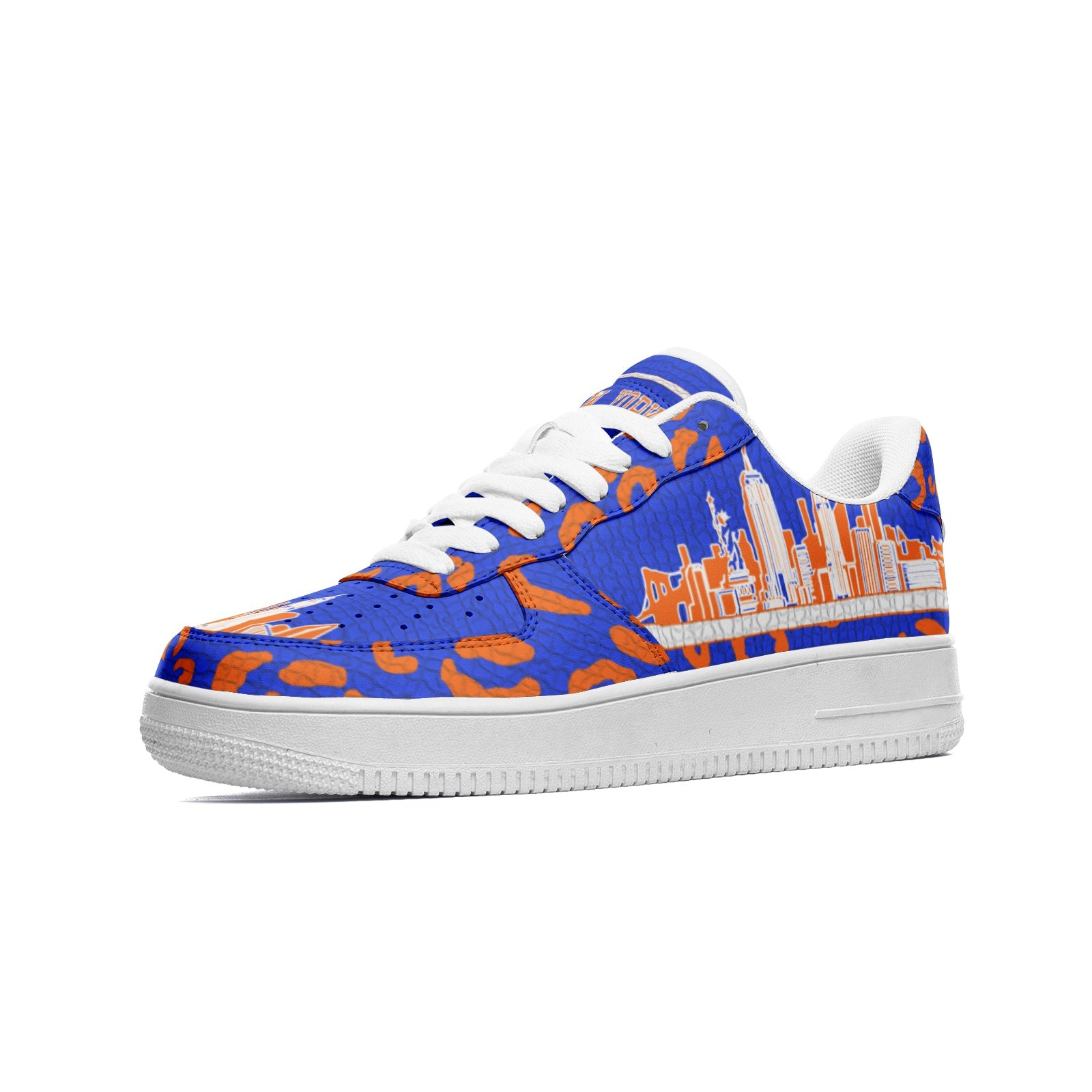 New York Knicks Colour Way Low Top Force Leather Sneakers - HipHatter