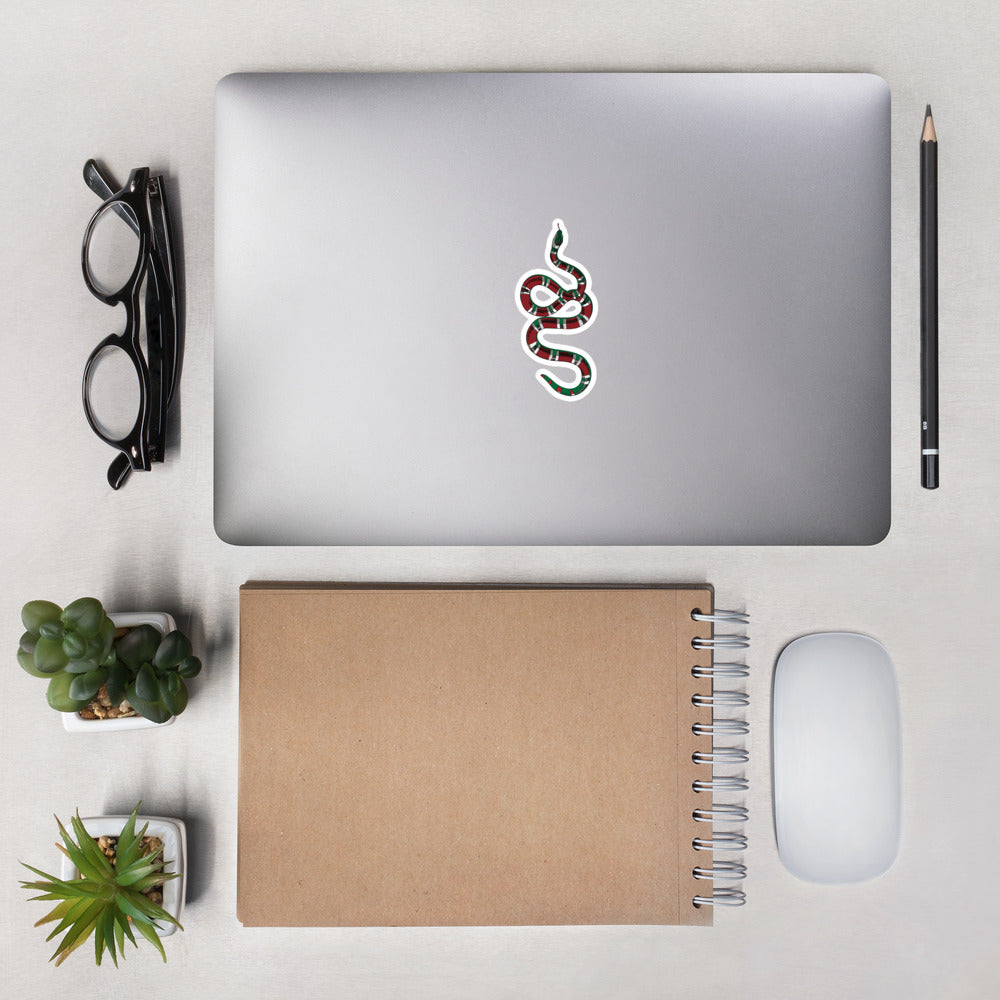 Designer Snake Bubble-Free Stickers - HipHatter