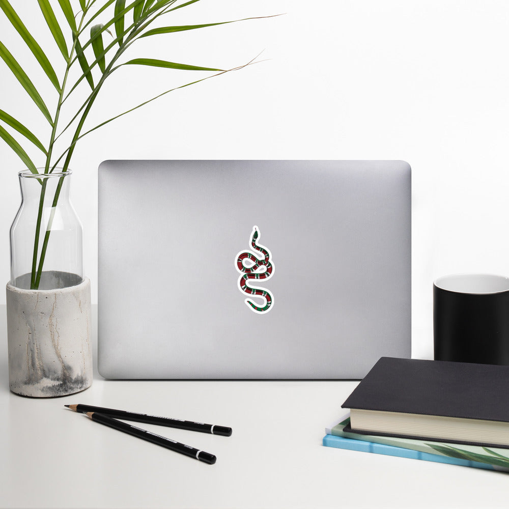 Designer Snake Bubble-Free Stickers - HipHatter