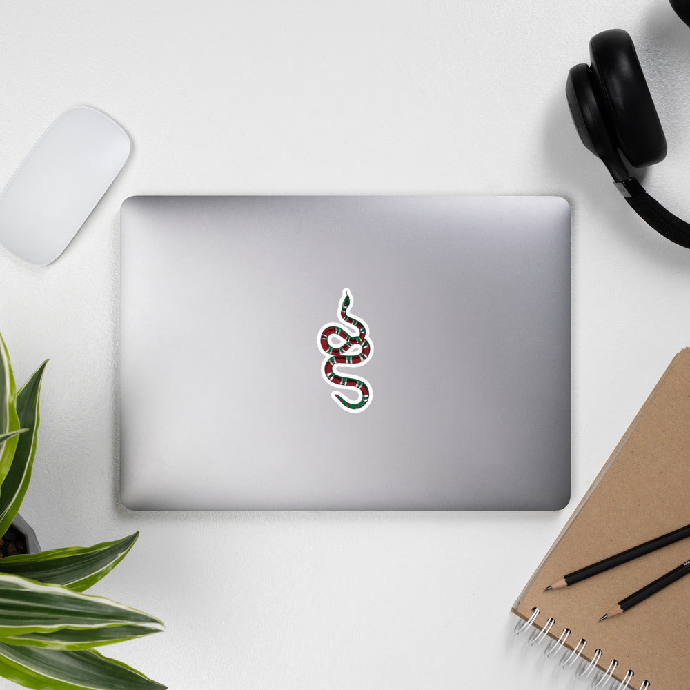Designer Snake Bubble-Free Stickers - HipHatter