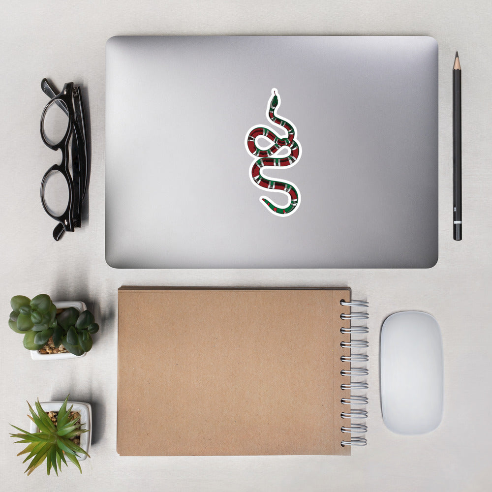 Designer Snake Bubble-Free Stickers - HipHatter