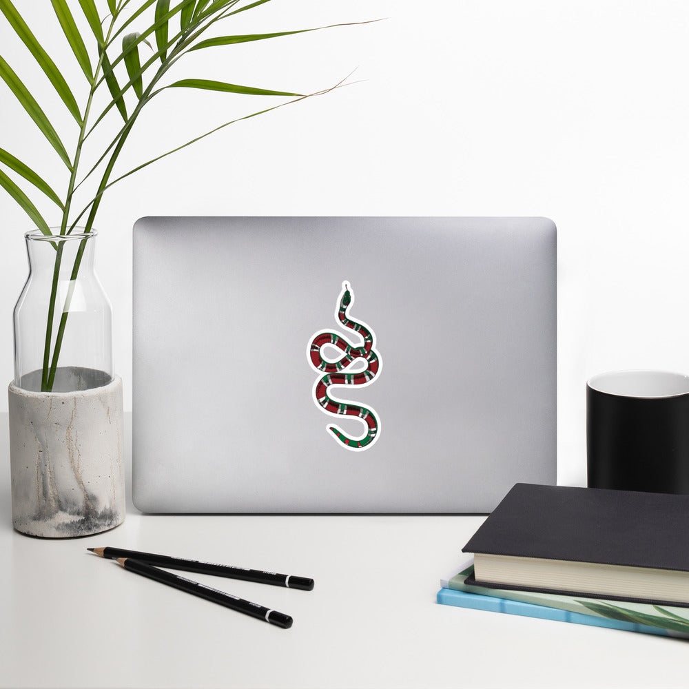 Designer Snake Bubble-Free Stickers - HipHatter
