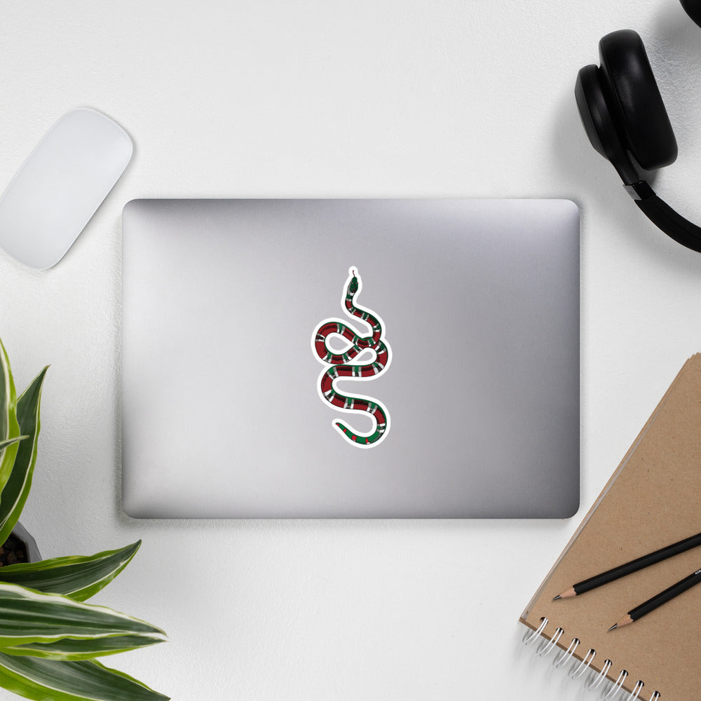 Designer Snake Bubble-Free Stickers - HipHatter