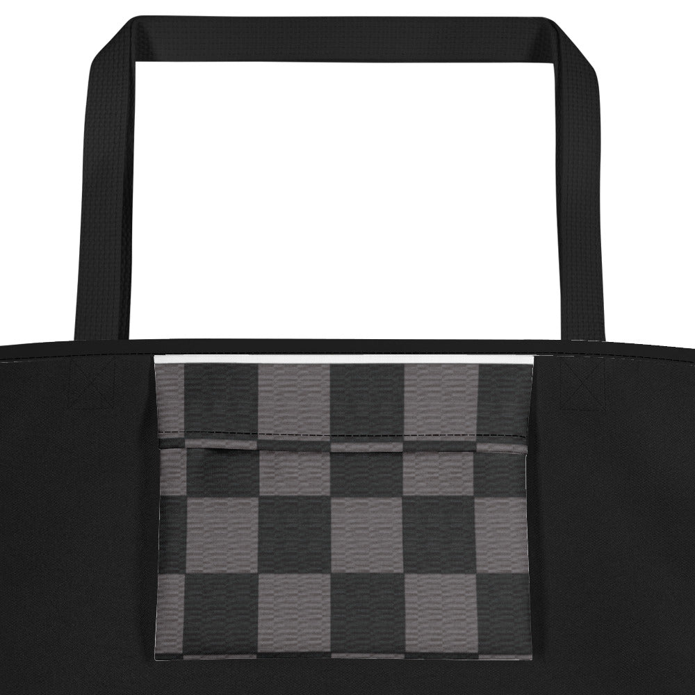 Checkered Tote Shopping Bag - HipHatter