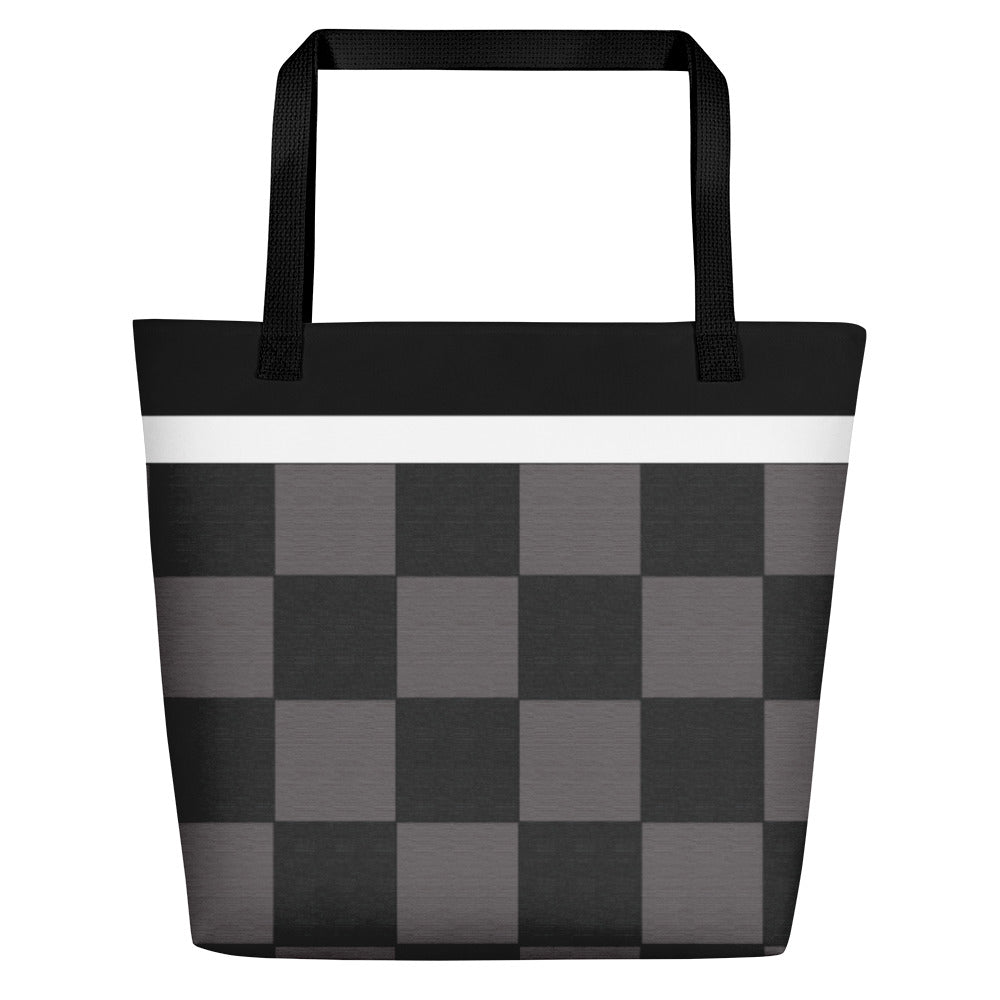 Checkered Tote Shopping Bag - HipHatter