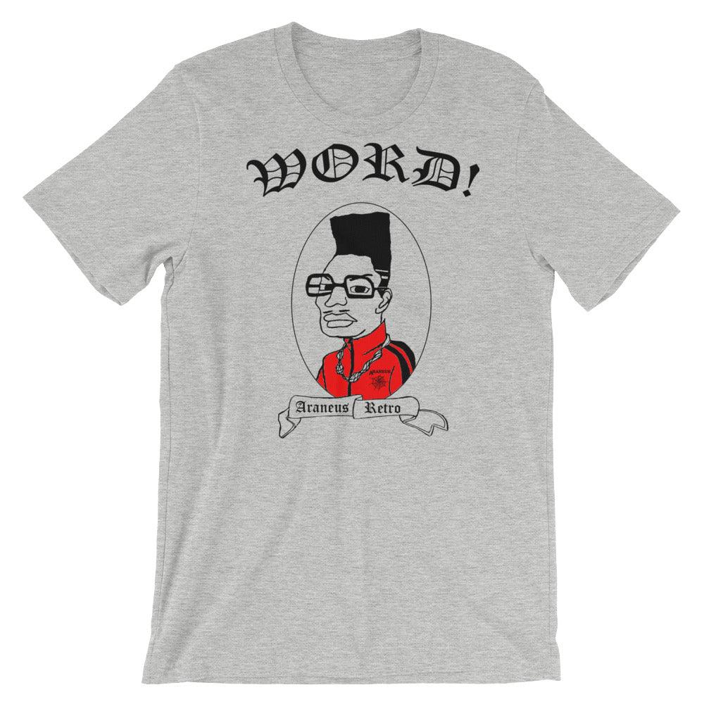 Word Up Retro T-Shirt - Designed By Araneus A.D.W. - HipHatter