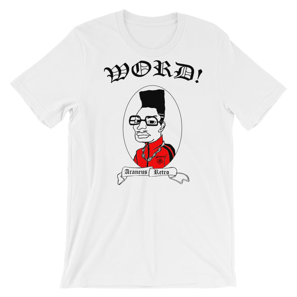 Word Up Retro T-Shirt - Designed By Araneus A.D.W. - HipHatter