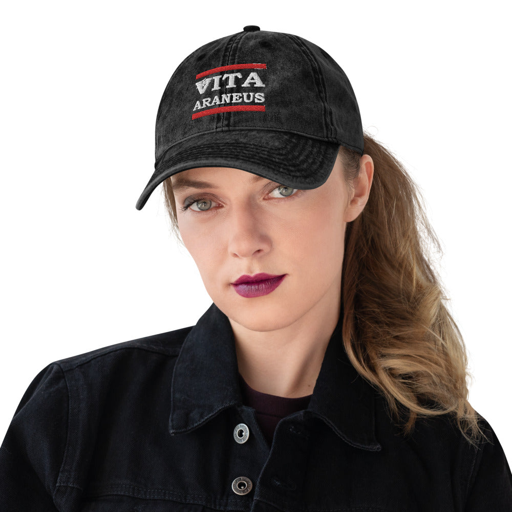 Vita Life Araneus Vintage Cotton Twill Cap - HipHatter