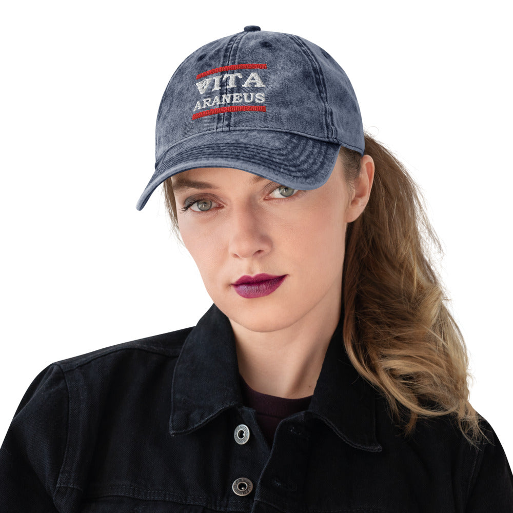 Vita Life Araneus Vintage Cotton Twill Cap - HipHatter