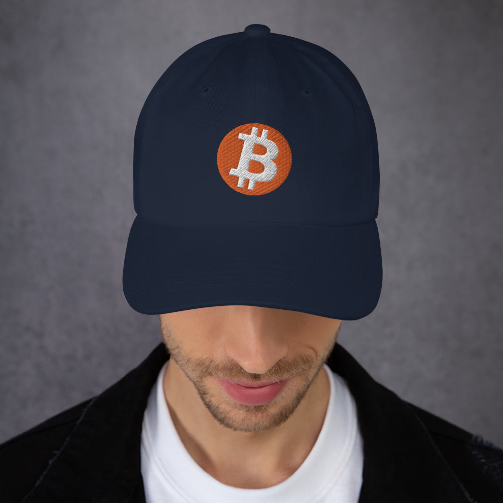Bitcoin Logo Baseball Hat - HipHatter