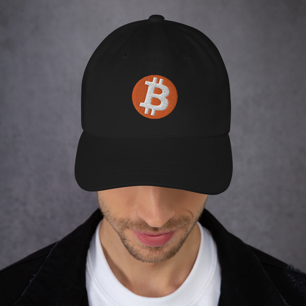 Bitcoin Logo Baseball Hat - HipHatter