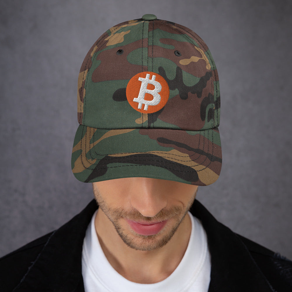 Bitcoin Logo Baseball Hat - HipHatter