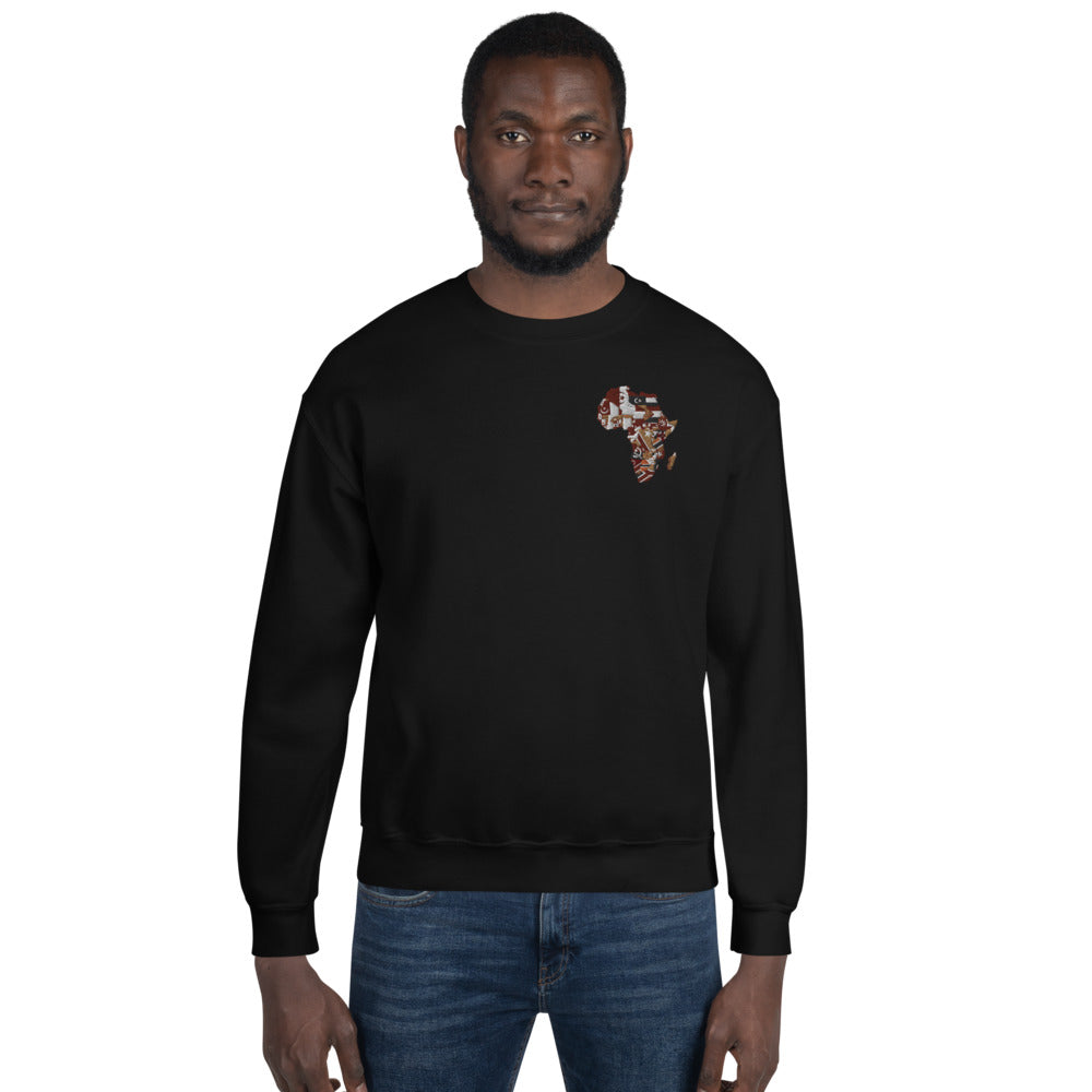 Africa Continent Of Many Flags Unisex Sweatshirt - HipHatter