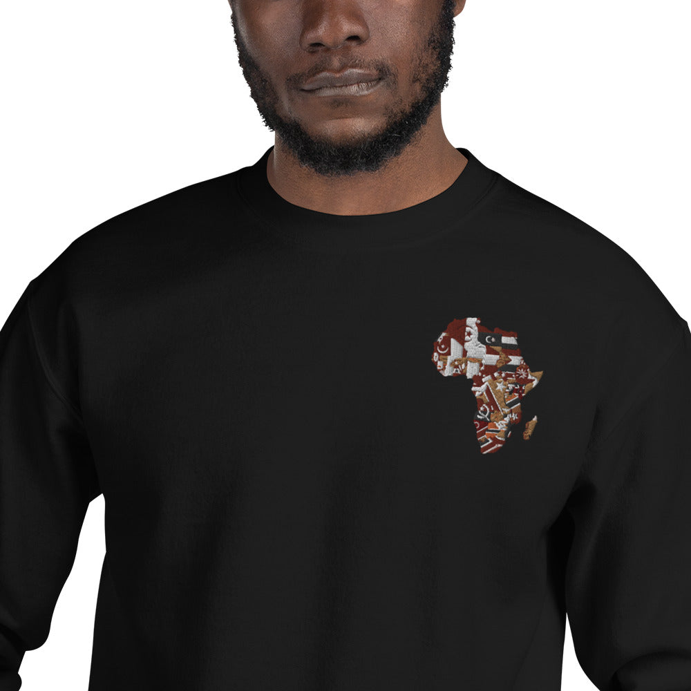 Africa Continent Of Many Flags Unisex Sweatshirt - HipHatter