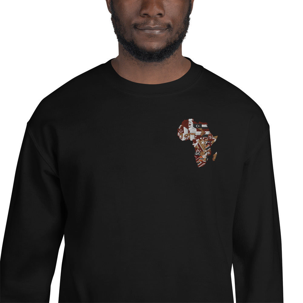 Africa Continent Of Many Flags Unisex Sweatshirt - HipHatter