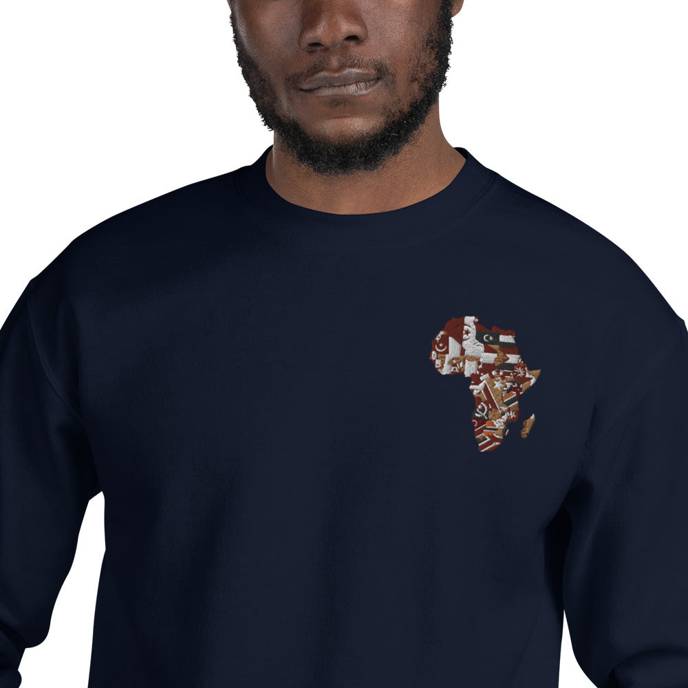 Africa Continent Of Many Flags Unisex Sweatshirt - HipHatter