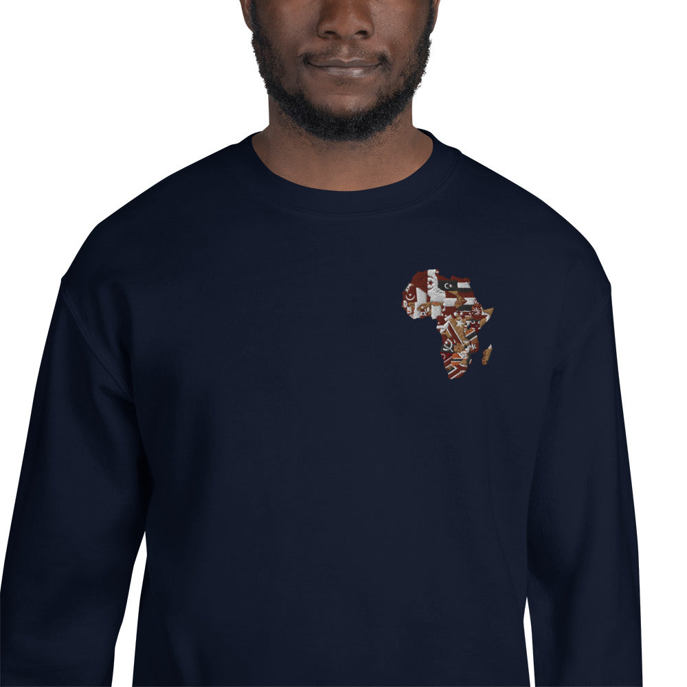 Africa Continent Of Many Flags Unisex Sweatshirt - HipHatter