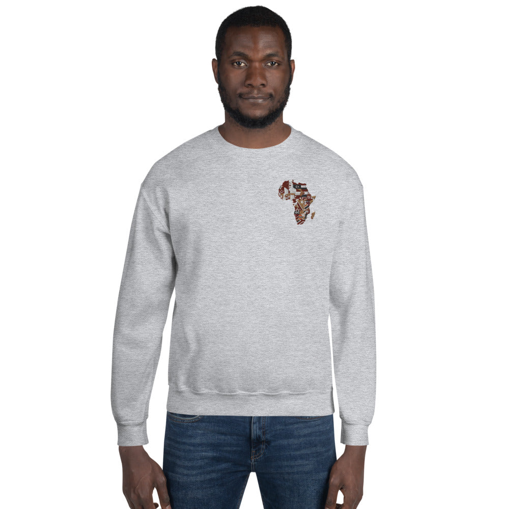Africa Continent Of Many Flags Unisex Sweatshirt - HipHatter